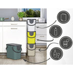 Rotho albula afvalscheiders - bpa vrij - 25l - wit