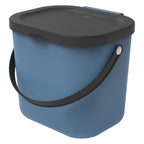 Rotho albula bio afvalbakje 23.5x20x20.8 cm 6l blauw