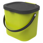 Rotho - Rotho albula bio afvalbakje 23.5x20x20.8 cm 6l lime groen