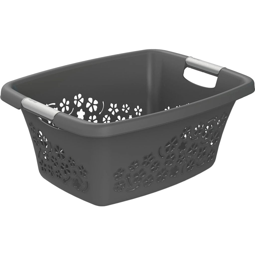 Rotho - Rotho flowers wasmand 25l antraciet