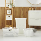 Rotho country wasverzamelaar 55l wit