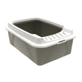 Rotho eco bonnie kattenbak met boveningang m cappuccino zand