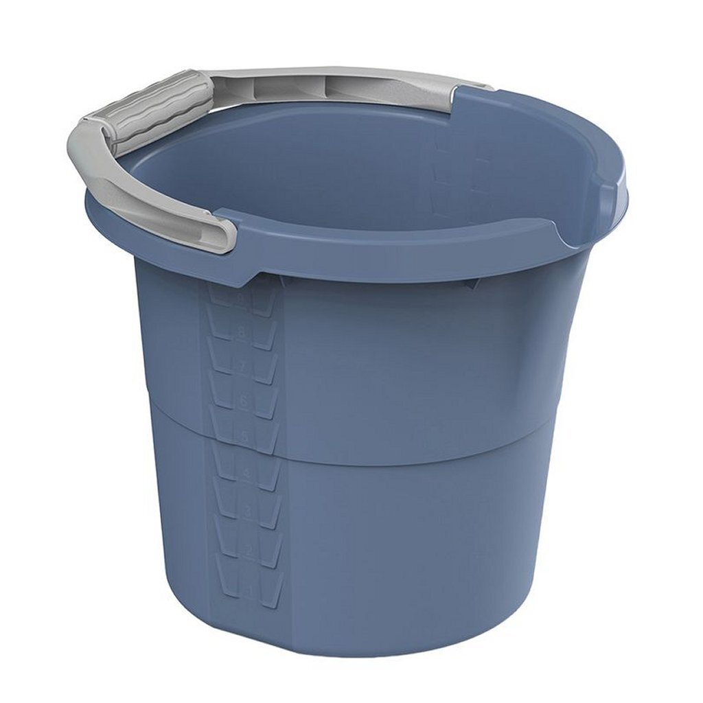 Rotho - Rotho daily emmer met schaalverdeling 10l horizon blauw