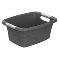 Rotho flowers wasmand 12l antraciet