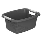 Rotho flowers wasmand 12l antraciet