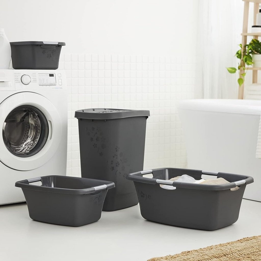 Rotho - Rotho flowers wasmand 25l antraciet