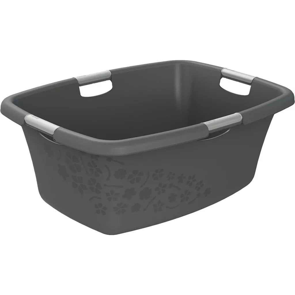 Rotho flowers wasmand 50l antraciet