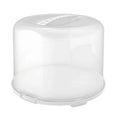 Rotho fresh taartdoos xl 35.5x34.5x26 cm wit transparant