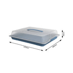 Rotho - Rotho john partybutler serveertray large horizon blauw