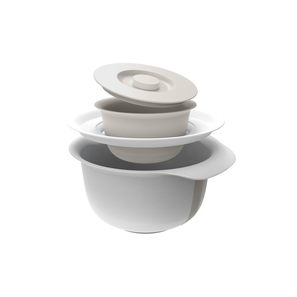 Rotho - Rotho fresh beslagkom met spatdeksel 4l cool grey