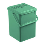 Rotho bio afvalemmer + actief koolfilter 9l mistletoe groen