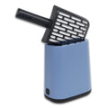Rotho mypet cleaning set horizon - kattenbak - 16.2x9.1x29 cm blauw antraciet