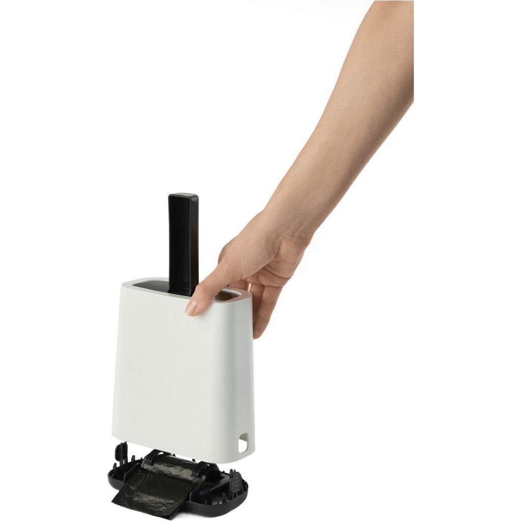 Rotho mypet cleaning set 16.2x9.1x29 cm - kattenbak - wit antraciet