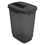 Rotho cody pet food container 10l antraciet transparant