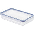 Rotho - Rotho clic & lock koelkast bewaardoos 1l vlak horizon blauw/transparant
