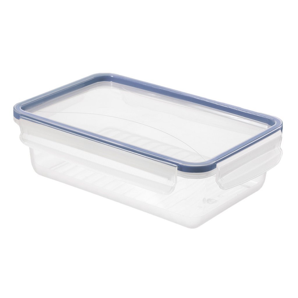 Rotho clic lock koelkast bewaardoos 1.5l horizon blauw transparant