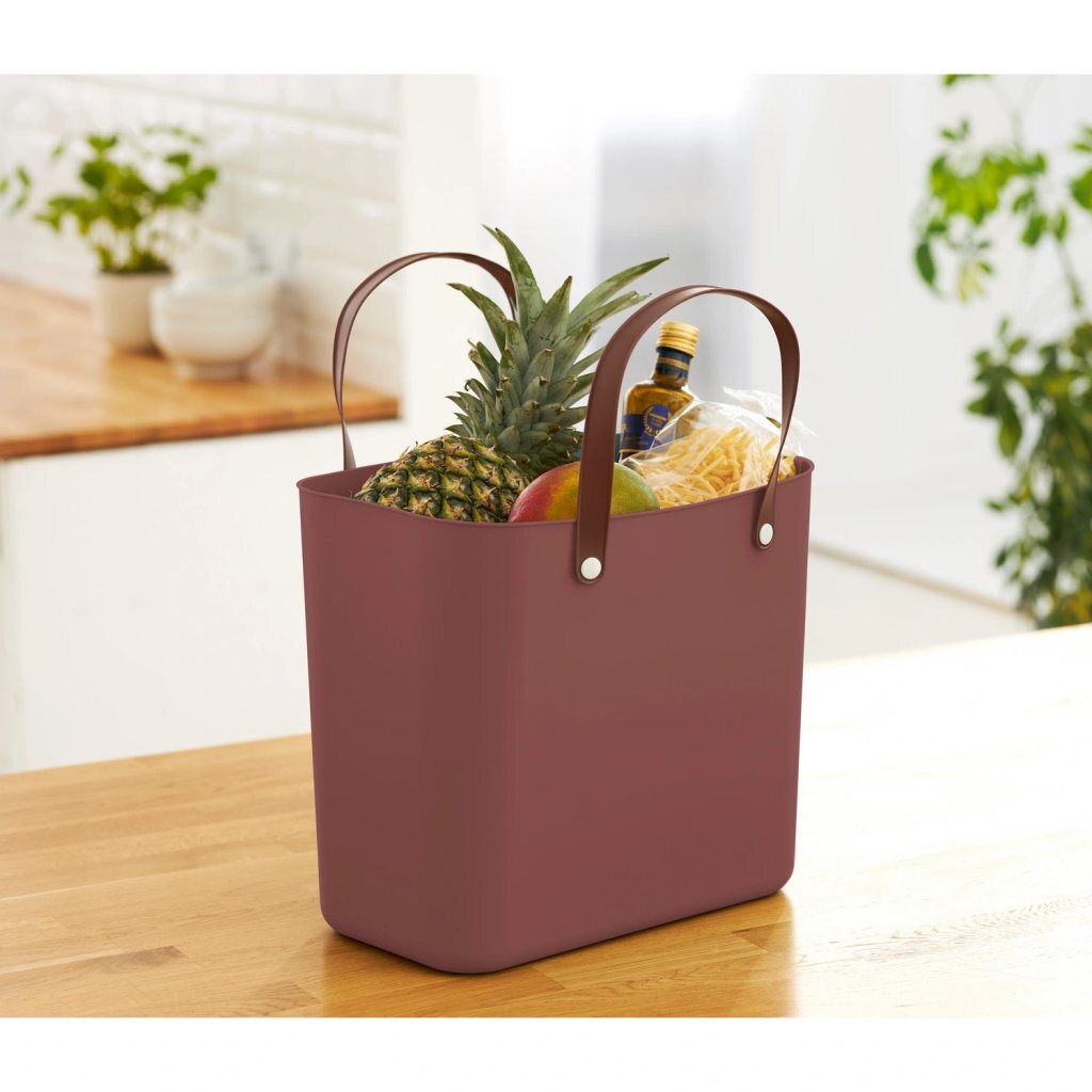 Rotho - Rotho albula multi bag 23.5x34x40 cm 25l donkerrood