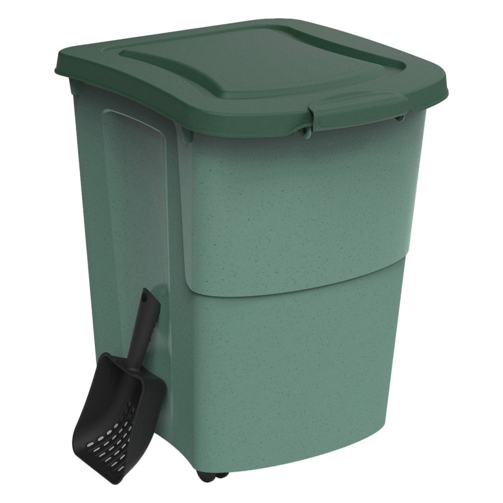 Rotho - Rotho mypet food container + schep 38l groen