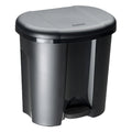 Rotho pila duo afvalemmer 2 x 10l zwart 390x320x405mm