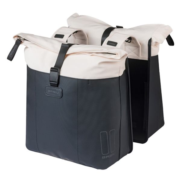 Basil B.V. - B.V. Tas basil vive dubbel wit/zwart | 35l