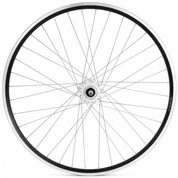 Shimano - Voorwiel 28 x 1/4'' aluminium zac 2000 velg - dh-c3000-3n naafdynamo - velgrem - zwart/zilver