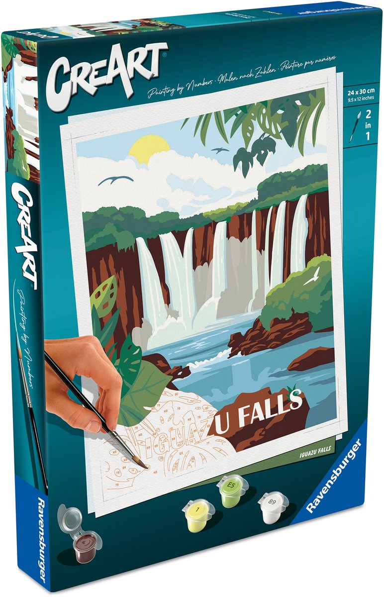 Ravensburger - creart schilderen op nummer - iguazu watervallen