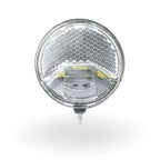 Axa - Led voorlicht koplamp 606 auto on/off naaf 15 lux dark chrome 60cm blister