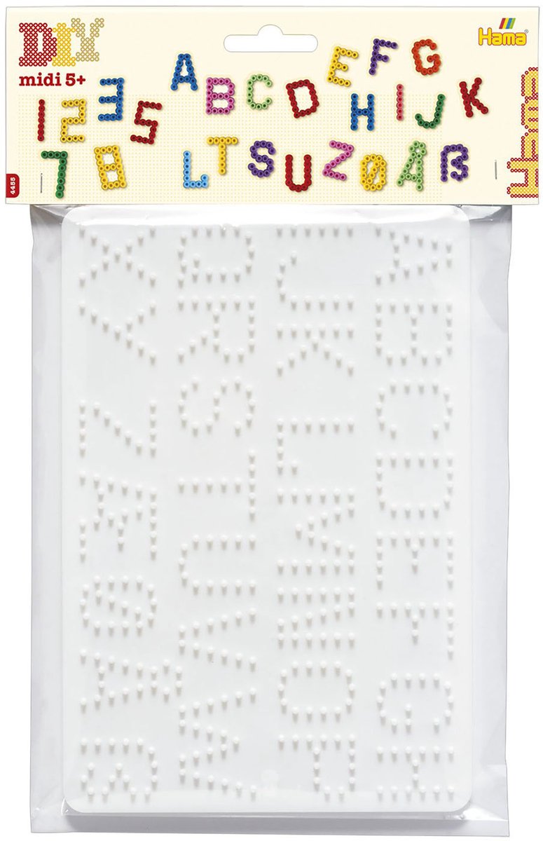 Hama - Hama grondplaten - cijfers en letters