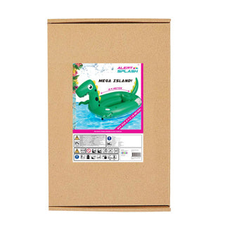 Opblaaseiland small dino 240x180 cm