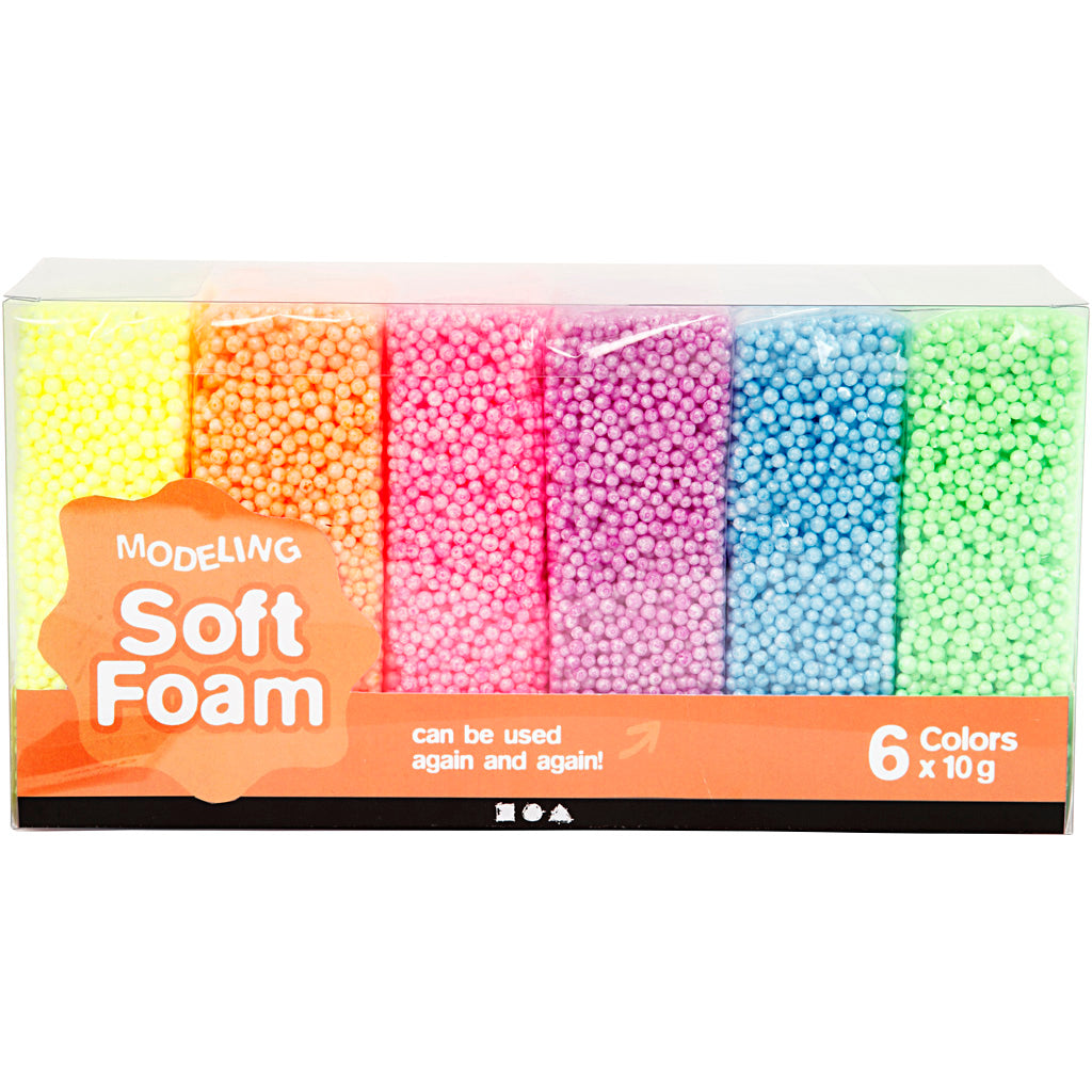 Creativ Company - Creativ Company Https://www.cchobby.nl/soft-foam-neon-kleuren-6x10-gr-1-doos