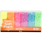 Creativ Company - Creativ Company Https://www.cchobby.nl/soft-foam-neon-kleuren-6x10-gr-1-doos