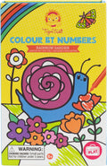 Tiger tribe kleurboek kleuren op nummer incl. stiften - regenboog tuin