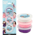 Creativ Company - Creativ Company Https://www.cchobby.nl/foam-clayr-glitter-metallic-roze-paars-wit-3x14-gr-1-doos