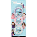 Creativ Company - Creativ Company Https://www.cchobby.nl/foam-clayr-glitter-metallic-roze-paars-wit-3x14-gr-1-doos