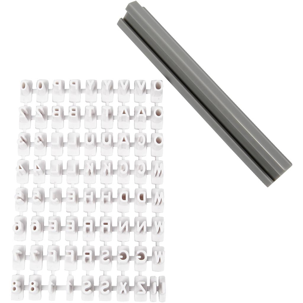 Creativ Company - Creativ Company Https://www.cchobby.nl/stempelset-van-rubber-letters-cijfers-h-6-mm-wit-1-set
