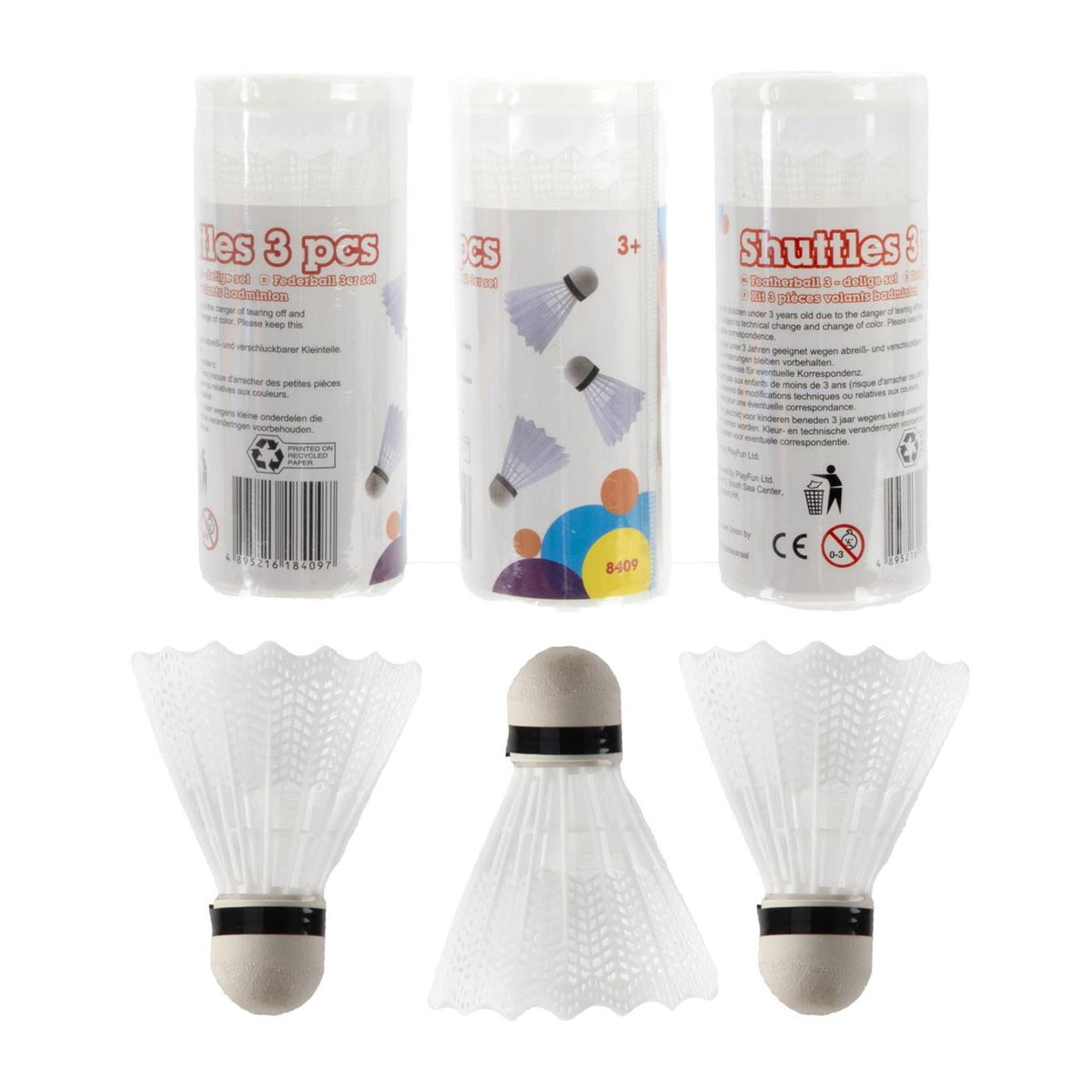 Abi playfun shuttles koker a 3 stuks