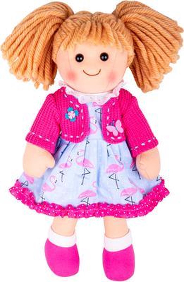Bigjigs stoffen pop maggie 34 cm