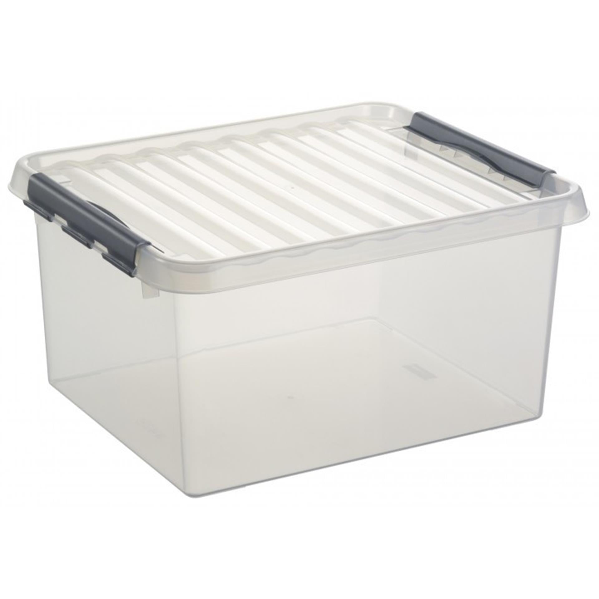 Sunware q-line opbergbox 36l transparant