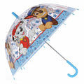 Paw patrol kinderparaplu 69 cm blauw transparant