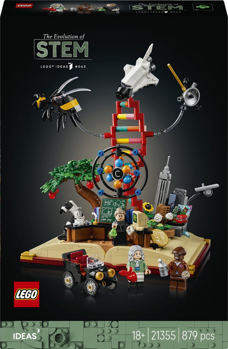 LEGO - ideas 21355 de evolutie van stem