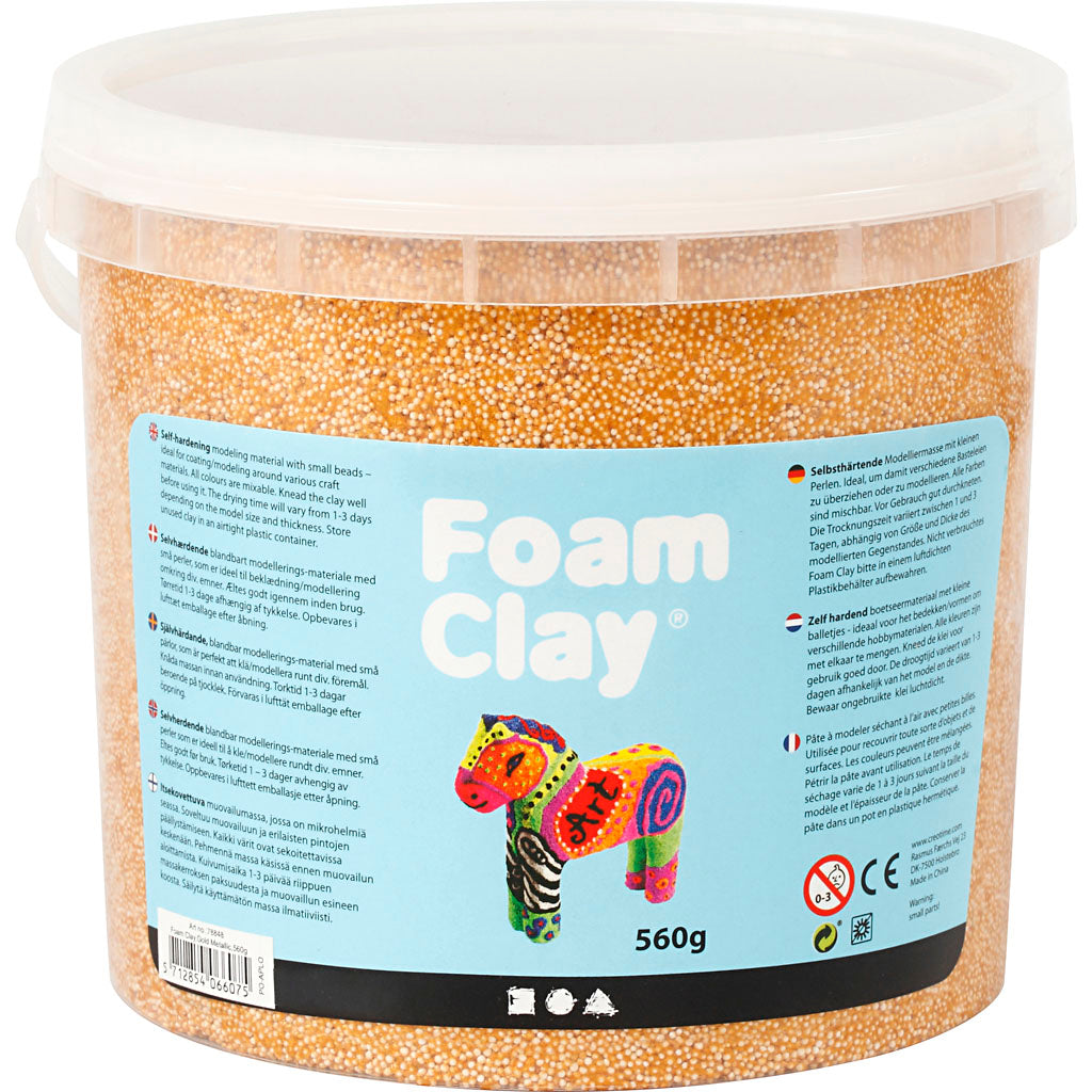 Foam Clay - Foam Clay Https://www.cchobby.nl/foam-clayr-metallic-goud-560-gr-1-emmer