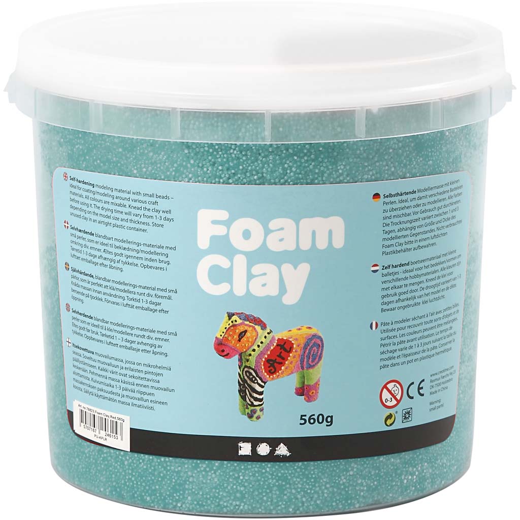 Foam Clay - Foam Clay Https://www.cchobby.nl/foam-clayr-donkergroen-560-gr-1-emmer