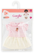 Corolle - t-shirt met jurkje kleine ontdekker - 30cm