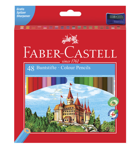 Faber castell kleurpotloden eco kleurenassortiment 48 stuks