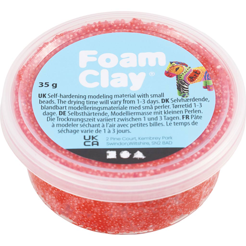 Foam Clay - Foam Clay Https://www.cchobby.nl/foam-clayr-rood-35-gr-1-doosje-789238