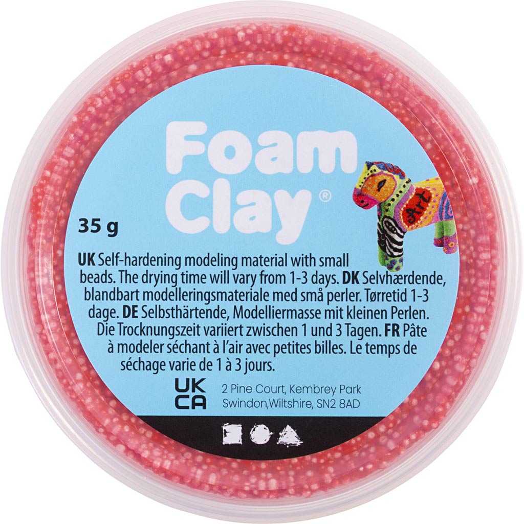 Foam Clay - Foam Clay Https://www.cchobby.nl/foam-clayr-rood-35-gr-1-doosje-789238