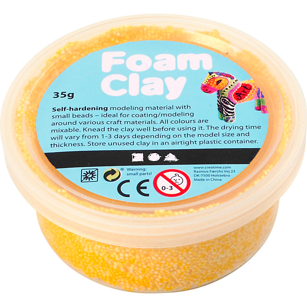 Foam Clay - Foam Clay Https://www.cchobby.nl/foam-clayr-geel-35-gr-1-doosje