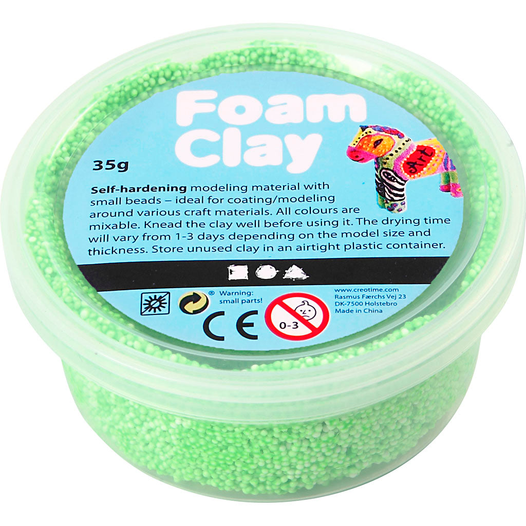Foam Clay - Foam Clay Https://www.cchobby.nl/foam-clayr-neon-groen-35-gr-1-doosje
