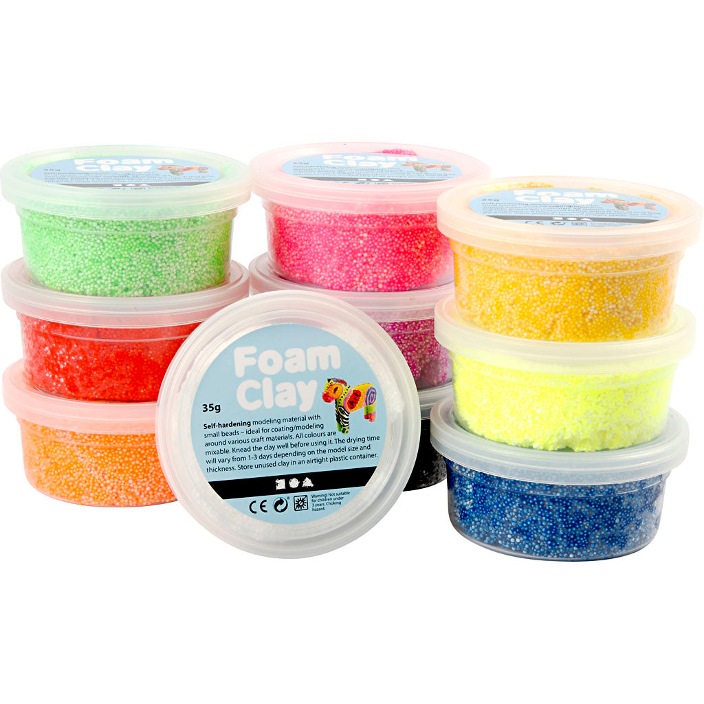 Foam Clay - Foam Clay Https://www.cchobby.nl/foam-clayr-ass-farver-10x35-g-1-pk