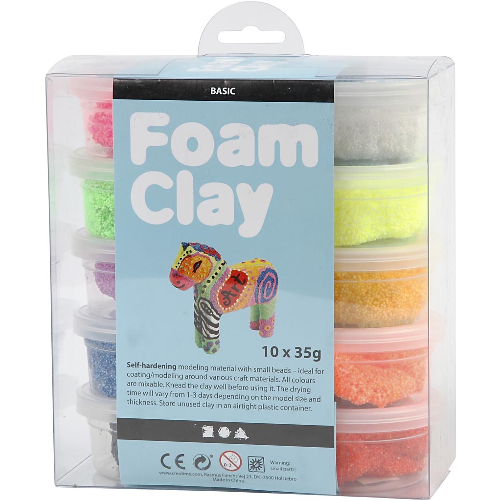 Foam Clay - Foam Clay Https://www.cchobby.nl/foam-clayr-ass-farver-10x35-g-1-pk